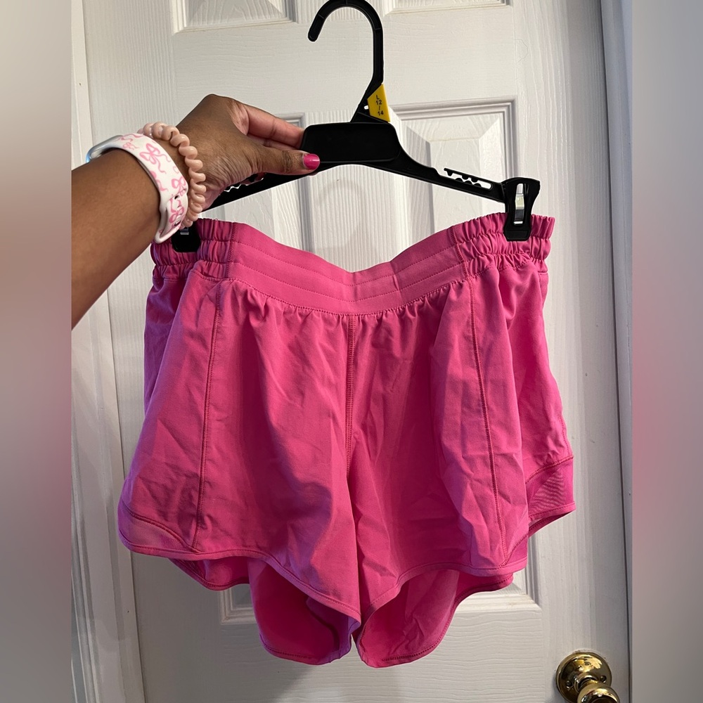 Lululemon Hotty Hot Pink Shorts